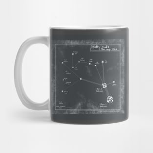 Betty hill star map Mug